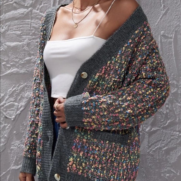 Button oversized cardigan coat - Picture 15 of 15